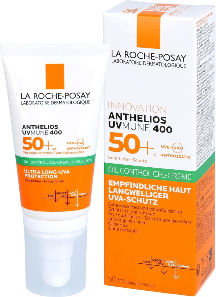 La Roche-Posay Anthelios UVMune 400 Oil Control Gel Cream SPF 50+ 50 ml