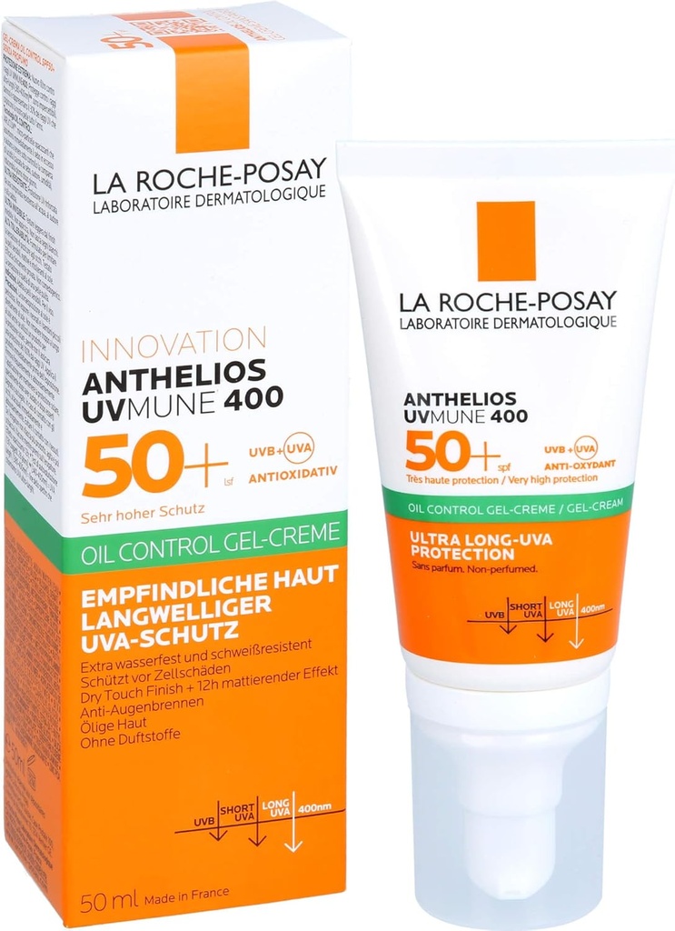 La Roche-Posay Anthelios UVMune 400 Oil Control Gel Cream SPF 50+ 50 ml