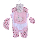 5 pcs newborn Fashion baby Clothing Set cotton Cute baby girl clothes suit Newborn boy suit 3pcs
