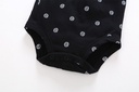 5 Piece Pack Cotton Girls Print Stripe Pattern Baby Flutter Sleeve Newborn Ruffle Romper Baby