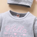 baby cotton jumpsuit Lovely baby girl suit long sleeve