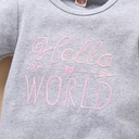 baby cotton jumpsuit Lovely baby girl suit long sleeve