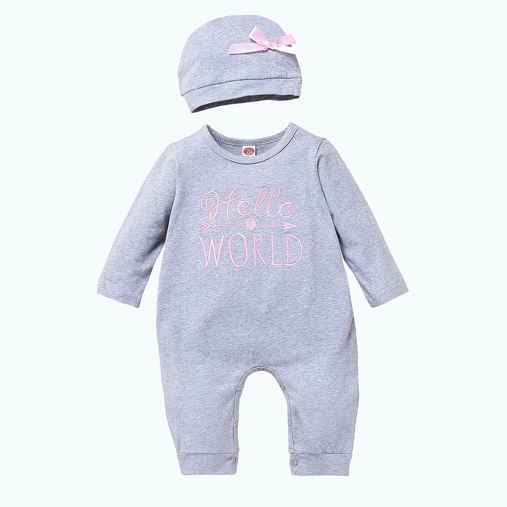 baby cotton jumpsuit Lovely baby girl suit long sleeve