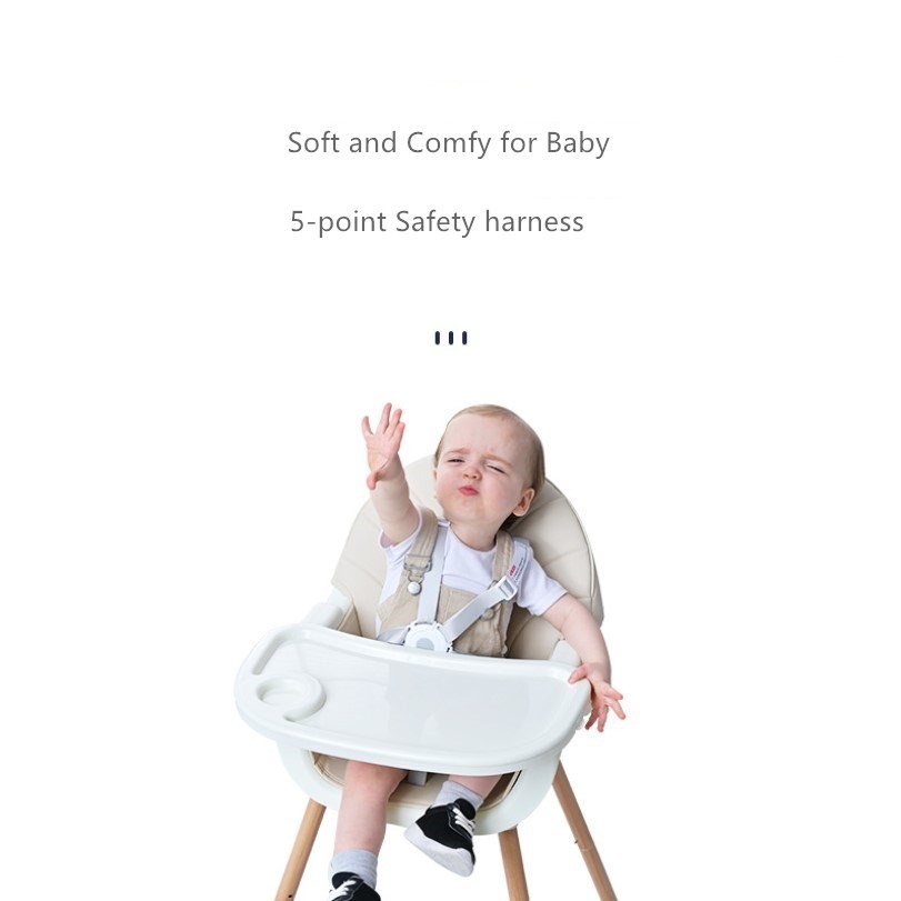 Baby Eating Sitting High Chair For Feeding