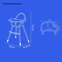 Baby Eating Sitting High Chair For Feeding