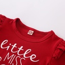 3 Pieces Little Miss Sassy Pants Baby Girl orange Set