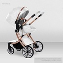 Eggshell Luxury shaped Baby Stroller 3 in 1