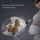 Eggshell Luxury shaped Baby Stroller 3 in 1