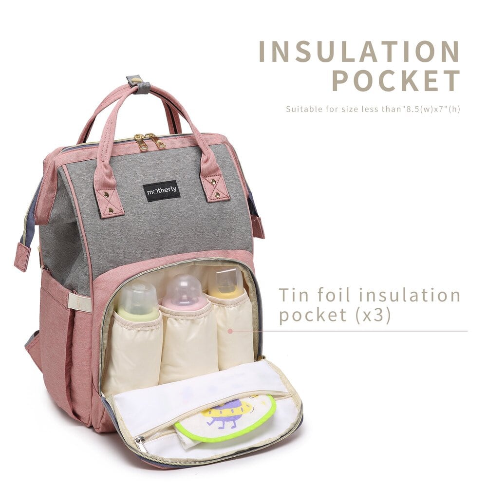 Diaper Bag Backpack, Waterproof Large Capacity Stylish and Durable Baby Bags