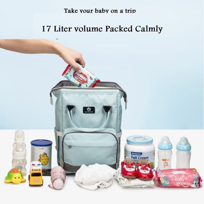 Diaper Bag Backpack, Waterproof Large Capacity Stylish and Durable Baby Bags