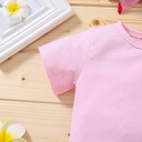 2 Pcs Party Dress Baby Kids 0-18M Outfits Toddler,little Girls Summer Clothes Sets Children Fashion Bodysuit H