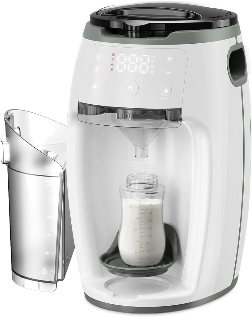 Advanced Milk Dispenser Machine - Automatically Mix a Warm Formula Bottle Instantly - Easily Make Bottle with Automatic Powder Blending, Suitable for Infants of all ages- White