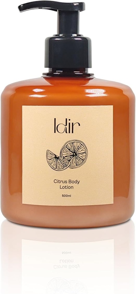 Natural Citrus Body Lotion | Infused with 100% pure Argan Oil, niacinamide & vitamin c | Orange blossom scent Promotes Skin elasticity & Radiance | Non-greasy, fast-absorbing | 500ml