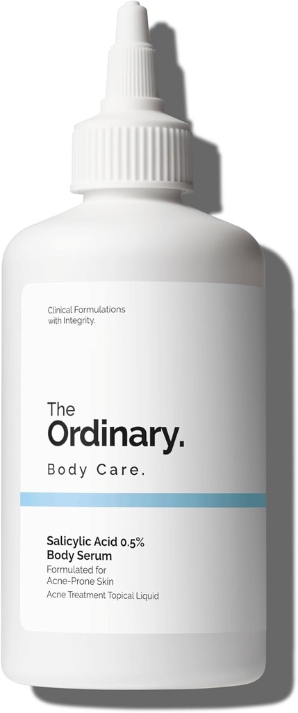 The Ordinary Salicylic Acid 0.5% Body Serum, Exfoliating Treatment for Acne-Prone Skin, 8.1 Fl Oz Brand.