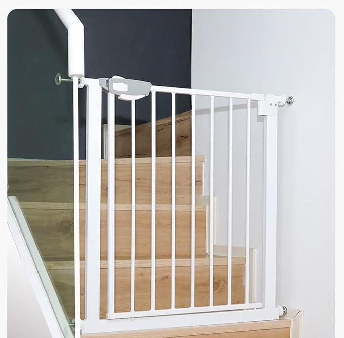 Baybee Auto Close Baby Safety Gate Size 75 -85cm , Extra Tall and Wide Baby Child Gate, Easy Walk Thru Pet Dog Gate for House, Doorway Staircases |