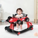 Walker With Adjustable Height And Speed, Music, Lights, Steering Wheel, Seat Cushion 4-in-1