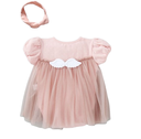 100% cotton New Born Girls Baby Clothes Short Sleeve Angel Wings Baby Romper Dress