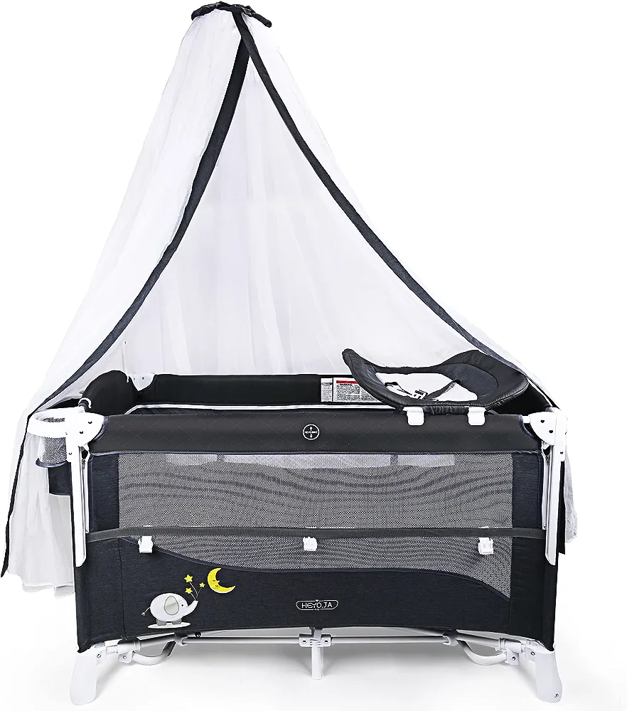 4 in 1 Pack and Play-Baby layer foldable bed - Baby Bedside Sleeper