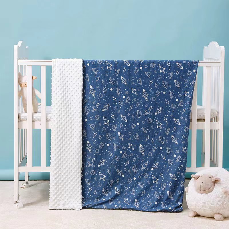 baby life Fleece swaddle blanket 80x100cm