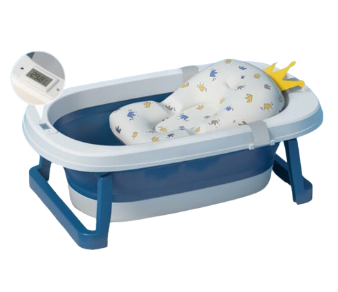 Foldable soft Bathtub with soft material and comfortable Pillow