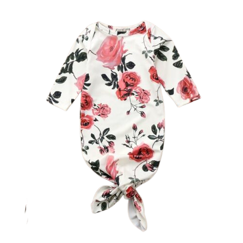 Newborn Infant Pajamas Toddler Long Sleeve Nightgown