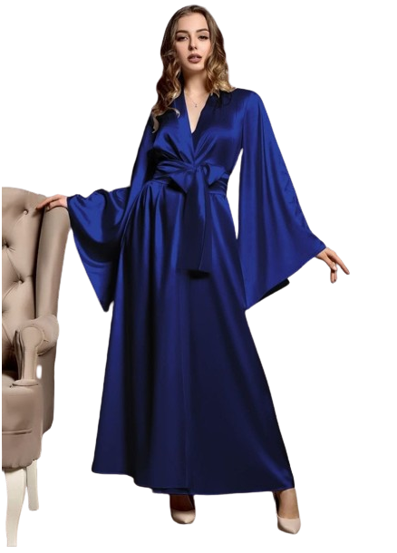 women's satin nightwear robe