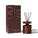 Wood Tone Diffuser & Candle Gift Set With Luxury Packaging Rose & Oud.