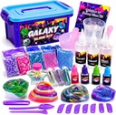 31 Pcs Galaxy Slime combo Kit – Glow in The Dark DIY Slime Making Kit with Fluffy Clay, Cloud Foam & Glitter, Arts & Crafts Toy for Girls & Boys, Birthday Gift, Creative Slime Kit Age 6+